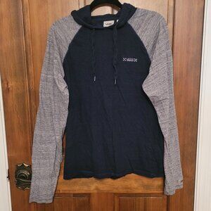 Men's Van's Long-Sleeved Hooded T-Shirt- Size Medium